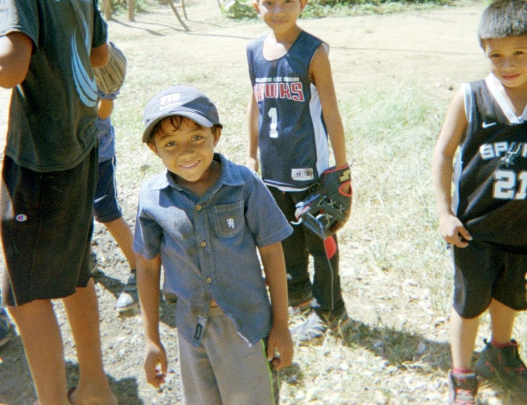 Young athletes on a mission trip
